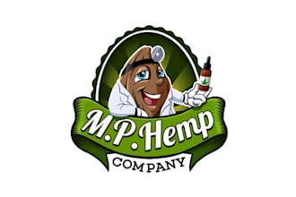 design professional classic hemp company logo