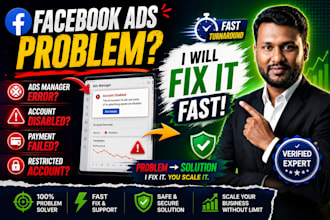 fix facebook issue, ads problem, and ads manager errors
