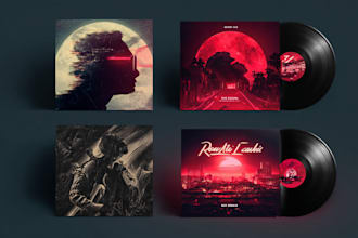 design album cover or single cover art