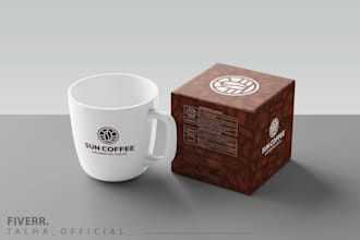 do custom typography coffee mug design or coffee mug design