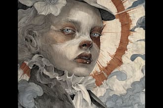 realistic watercolor portrait art