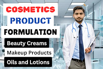develop custom organic, skincare and cosmetic product formulations as a chemist
