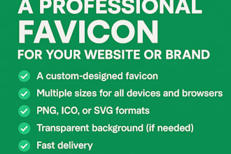design a custom favicon for your website or brand