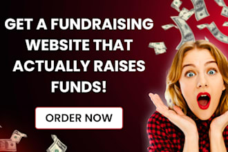 design fundraising website for ngo that boosts donations and supports charity