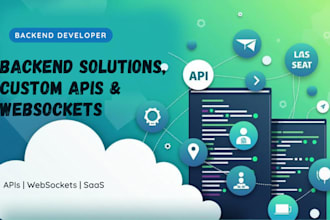 be your backend developer for web, websockets, apis, or saas projects
