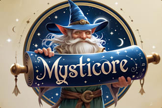 design wizard spell export mascot logo within 1 day