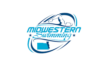 design glamorous midwestern swimming logo