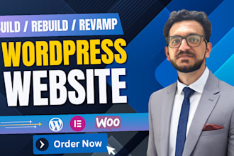 build or rebuild revamp or redesign wordpress website at cheap price