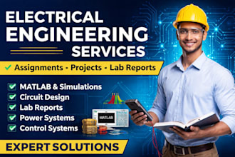 do electrical engineering assignments projects lab reports matlab