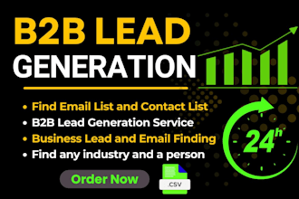 do b2b lead generation, email finder business email, decision makers data list
