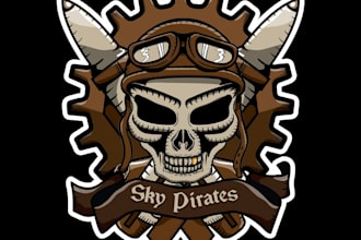 make an execlusive super sky, flying logo desgin just 12 hrs