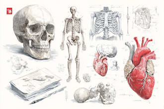 create anatomy, medical, and scientific illustrations and diagrams