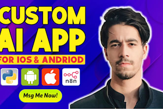 create custom ai ios android mobile apps
