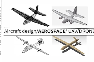 do aircraft design, vtol uav design, drone design and aerospace engineering work