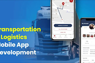 develop logistics app, truck booking app or tracking app