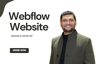 build webflow website for your business