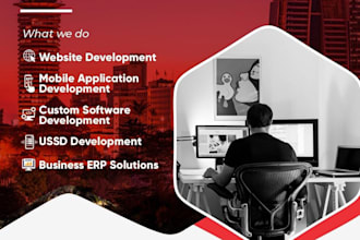 do website development ,app development and custom software