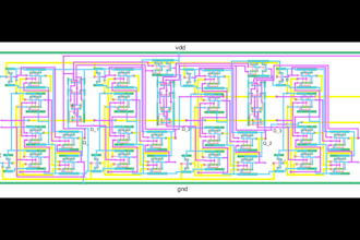 design cmos digital vlsi circuits in electric vlsi tool