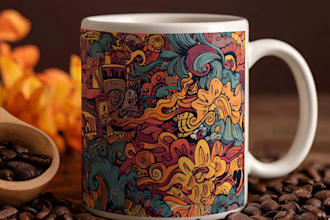 create custom coffee mug design