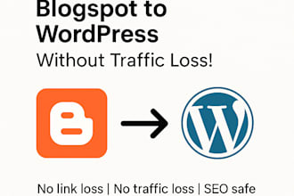 transfer blogspot to wordpress without XML file