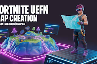 create a professional fortnite map using unreal engine and verse scripting