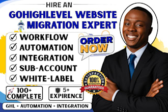 gohighlevel website migration snapshot saas automation white label sub account