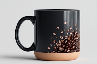 create wonderful coffee mug, tumbler, drinkware designs
