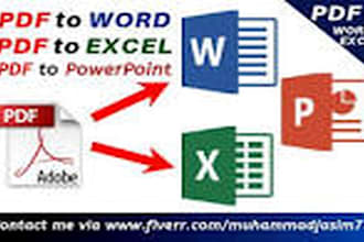 convert scanned PDF or handwritten note