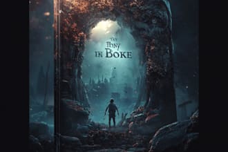 design fantasy book cover, horror, or romance book cover