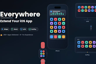 add widget, apple watch, tvos or carplay to your ios app