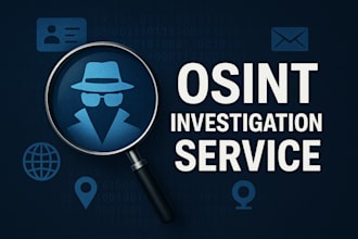 do osint and research on your target