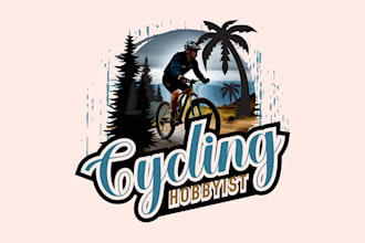 design high quality awesome bicycle logo with free source files
