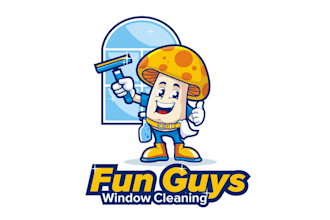 design stand out guys window cleaning logo