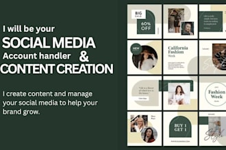 professional fb and ig business page setup