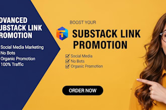 promote and boost your substack page link, newsletter substack subscribers ghost