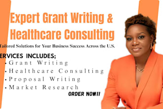 startup group home, home care, grant writing, proposal, research and submission