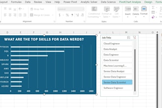 do complete data sorting, data visualization, data reporting, excel dashboard