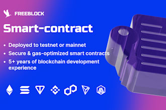 develop a smart contract eth sol ton
