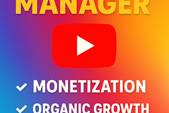 youtube channel manager, yt live stream, complete yt monetization, video seo