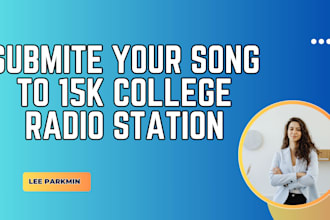 submit your song to 15k college radio stations for organic music promotion