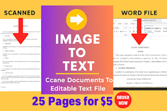 type text from scanned images, pdfs, or handwritten notes