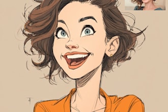 make a cartoon caricature avatar for you