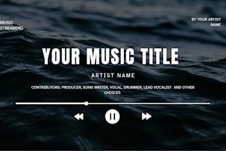 design professional custom song, podcast, or cover artwork