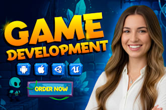 build 2d 3d mobile game development as unity unreal game developer