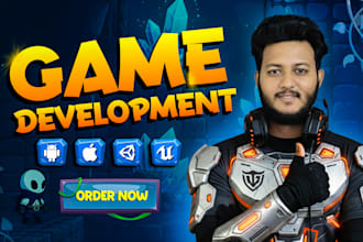 build 2d 3d mobile game development as unity unreal game developer