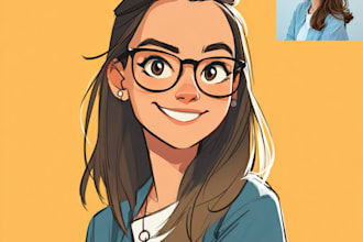 make a cartoon caricature avatar for you