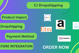 cj dropshipping to shopify, tiktok, etsy, zendrop, woo commerce seo