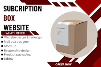 design subscription box website subscription website subscription store