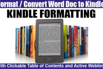 do ebook formatting kindle or paperback book for KDP manually