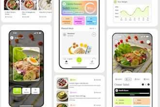 build ai calorie tracking app, ai food journaling app, ai nutrition tracking app